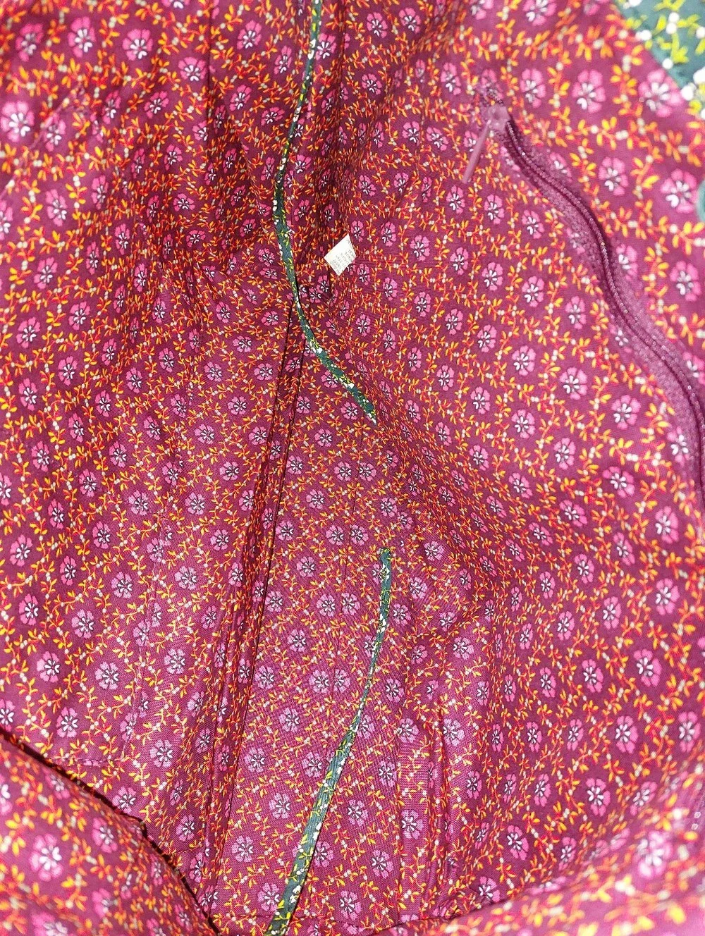 Vera Bradley Anthropologie Hathaway Tote Lattice Patchwork Mistletoe NWT